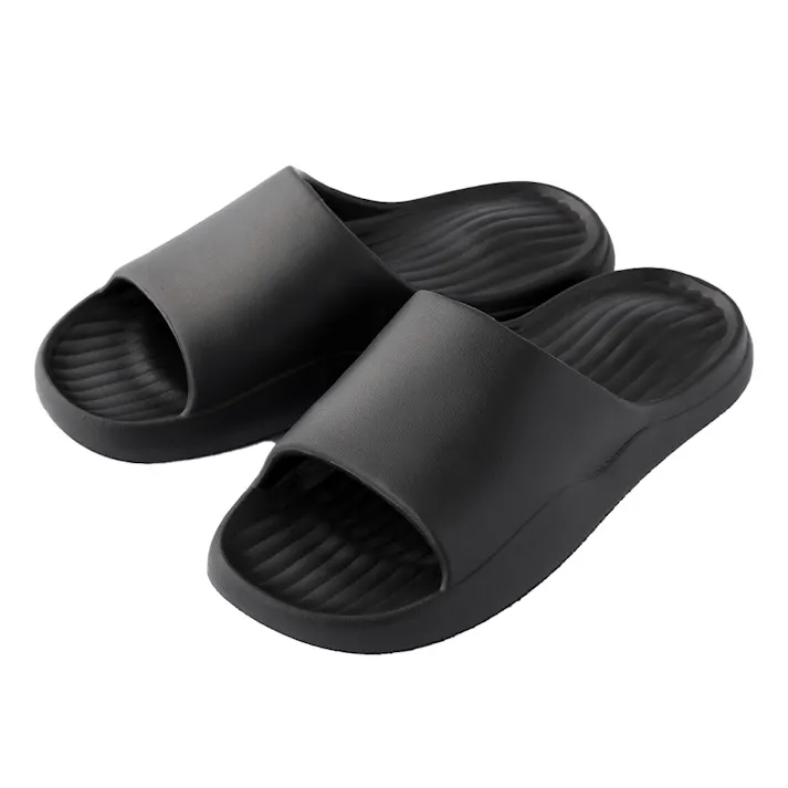 足裏ポイントクッションサンダル ブラック 26~27cm