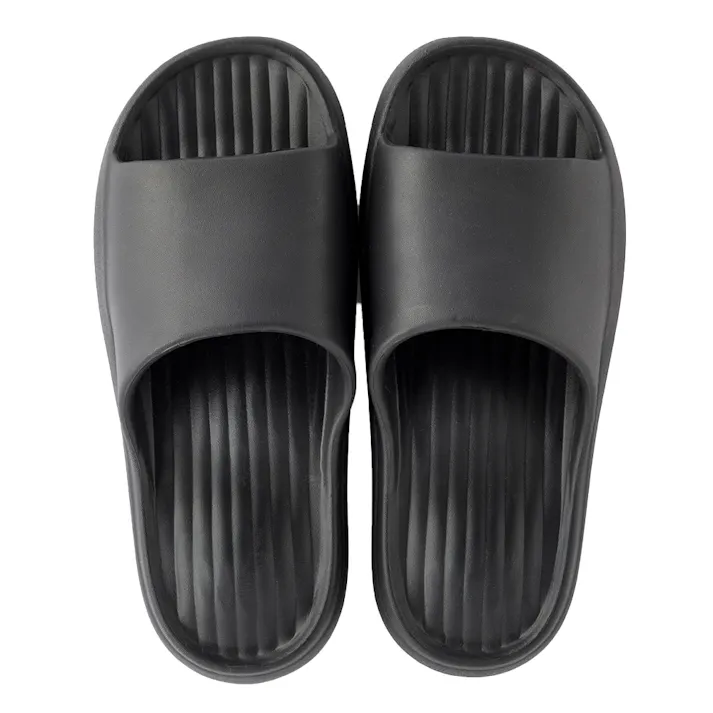 足裏ポイントクッションサンダル ブラック 26~27cm