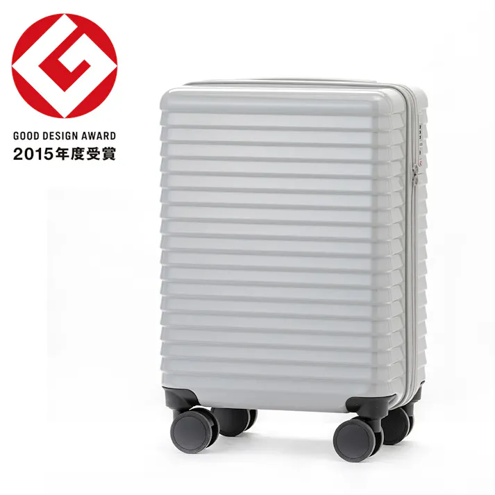 TRADDY すぅーと転がるキャスター付きキャリー 30L クールグレー