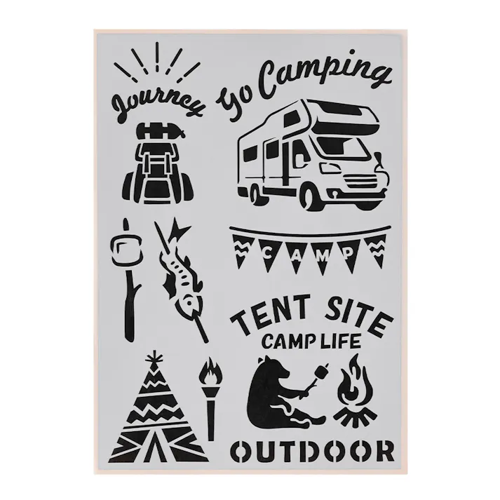 CAINZ MAKE ステンシルシート キャンピング・ベア