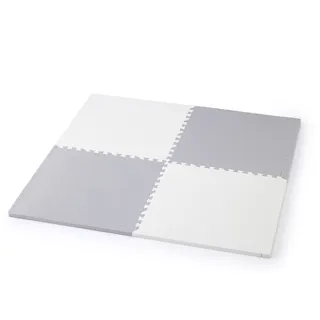 防音極厚 大判ジョイントフロアマット ホワイトグレー 58