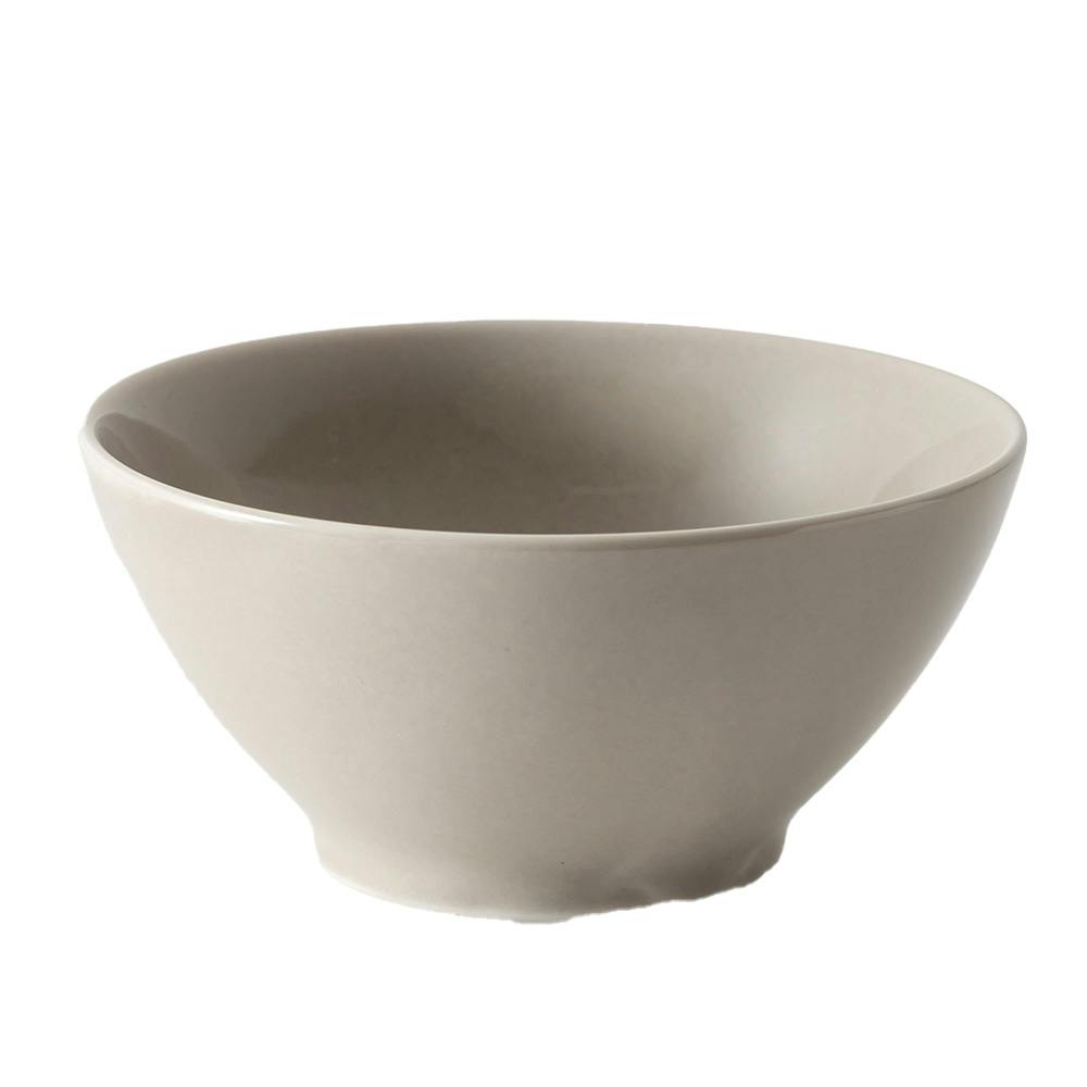 軽スタ 軽量磁器食器 飯碗 小 ウォームグレー