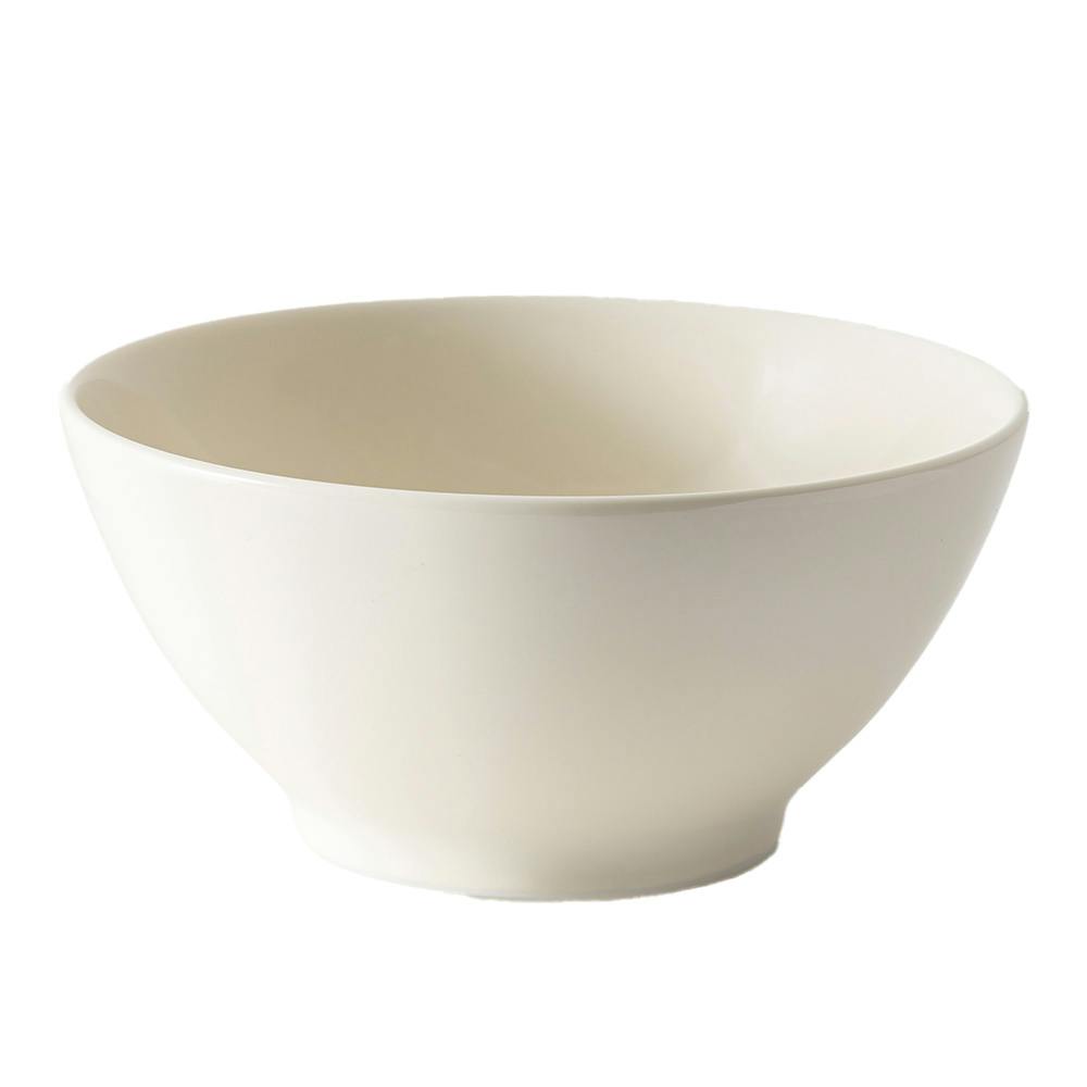 軽スタ 軽量磁器食器 飯碗 大 クリーム