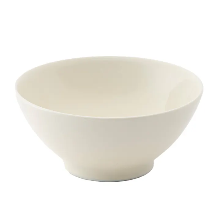 軽スタ 軽量磁器食器 飯碗 大 クリーム