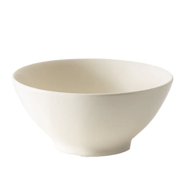 軽スタ 軽量磁器食器 どんぶり 15cm クリーム