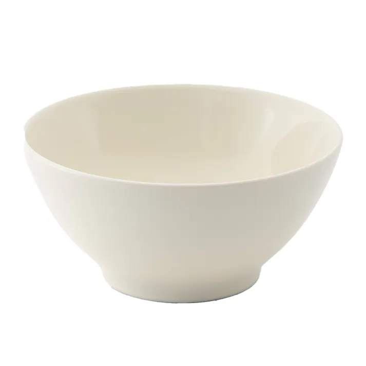 軽スタ 軽量磁器食器 どんぶり 15cm クリーム