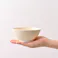 軽スタ 軽量磁器食器 どんぶり 15cm クリーム