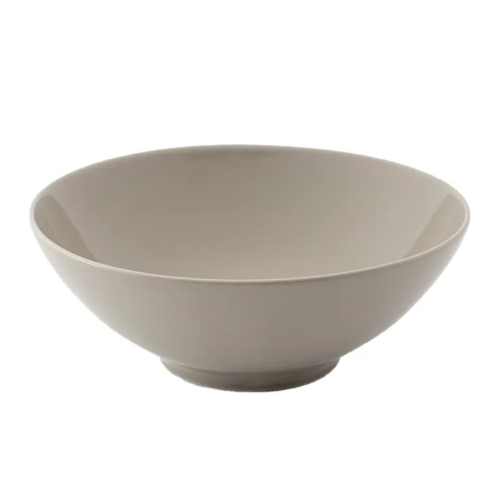 軽スタ 軽量磁器食器 ラーメンどんぶりウォームグレー