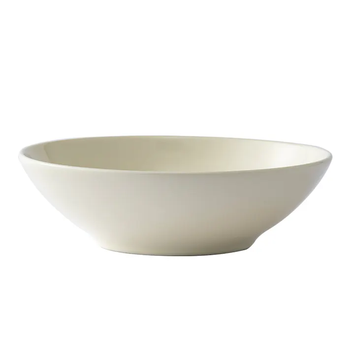 軽スタ 軽量磁器食器 深皿 13cm クリーム