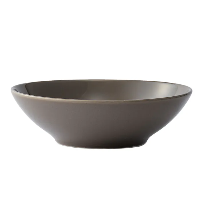 軽スタ 軽量磁器食器 深皿 13cm ブラウン