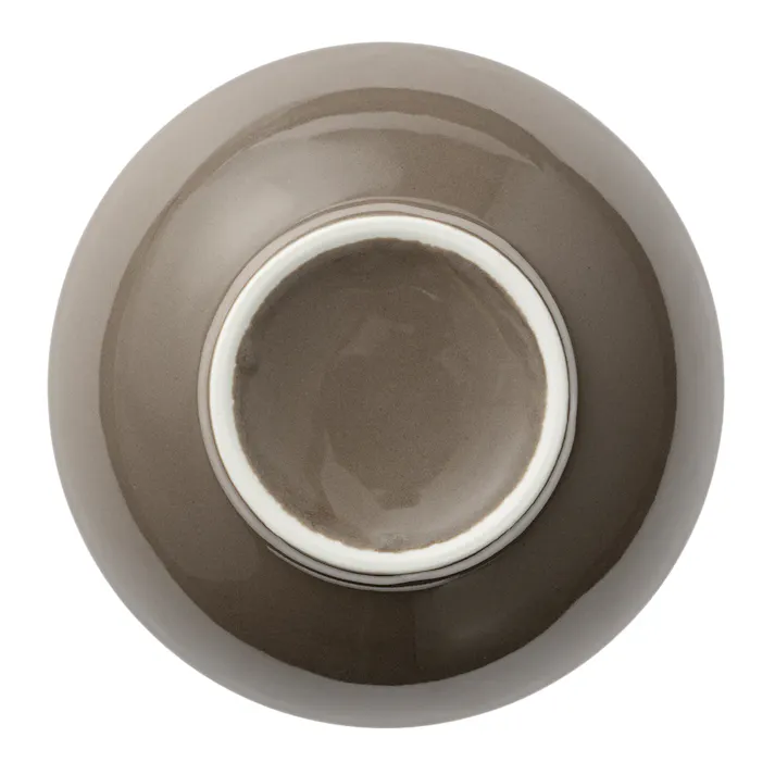 軽スタ 軽量磁器食器 深皿 13cm ブラウン