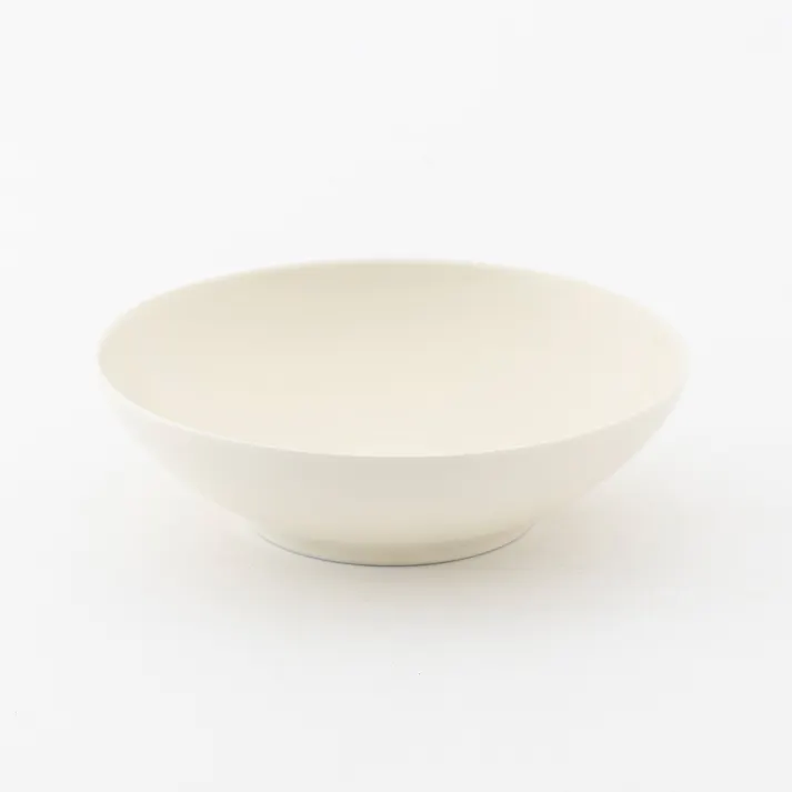 軽スタ 軽量磁器食器 深皿 15cm クリーム