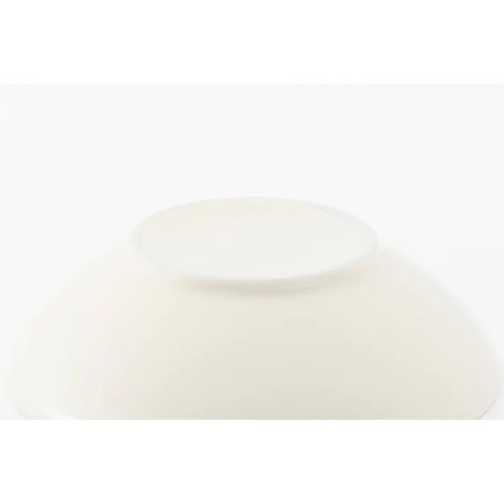 軽スタ 軽量磁器食器 深皿 15cm クリーム