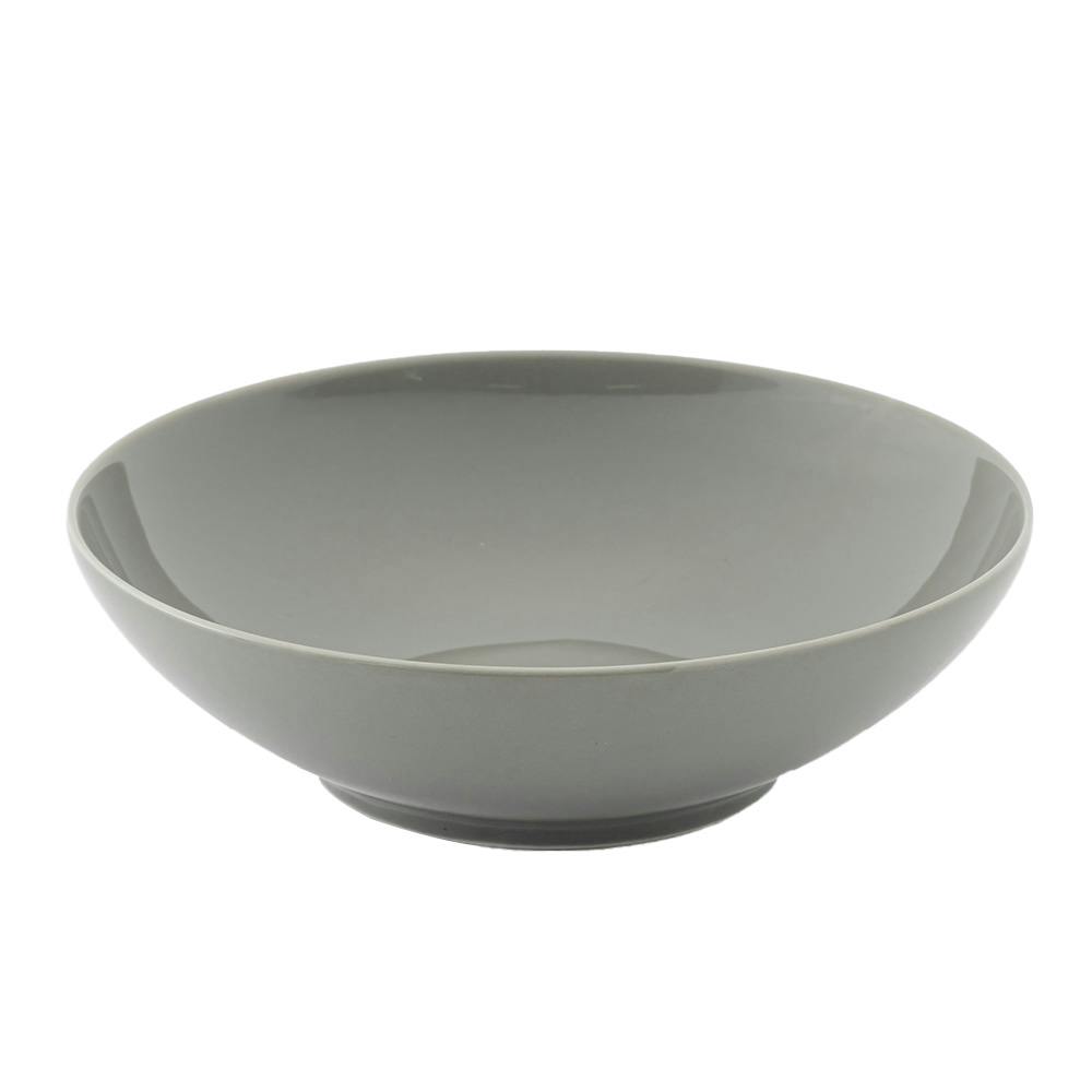 軽スタ 軽量磁器食器 深皿 クールグレー 15cm | 食器・グラス