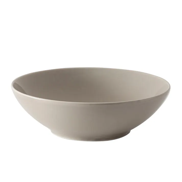 軽スタ 軽量磁器食器 深皿 ウォームグレー 15cm