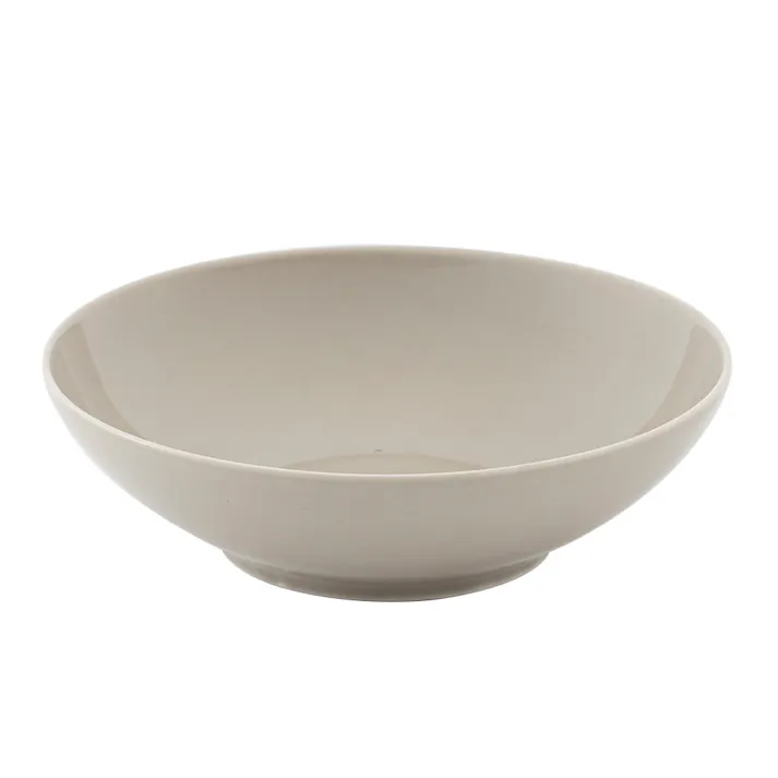 軽スタ 軽量磁器食器 深皿 ウォームグレー 15cm