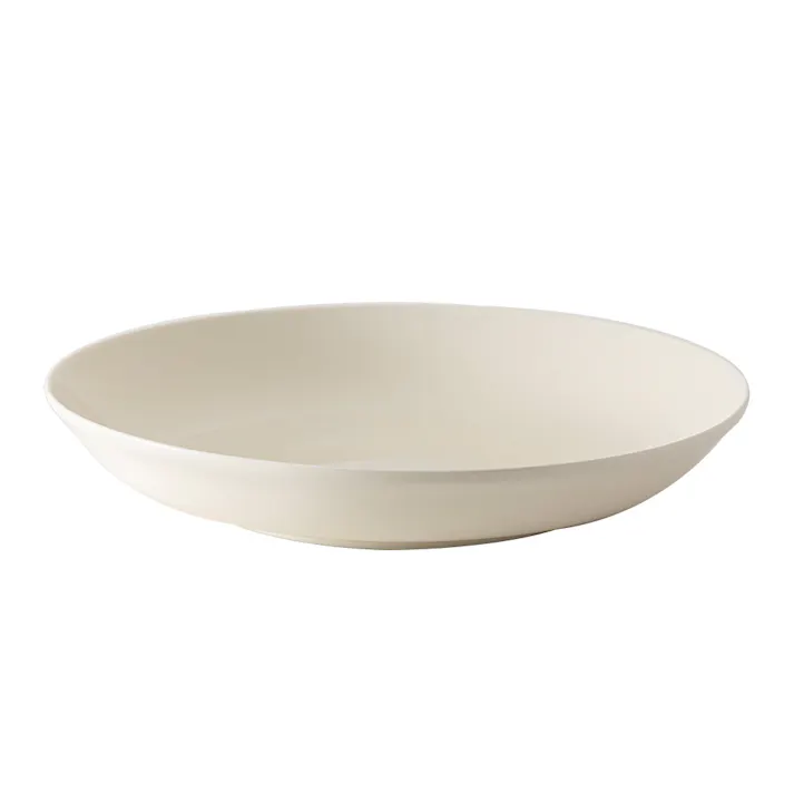 軽スタ 軽量磁器食器 プレート22cm クリーム