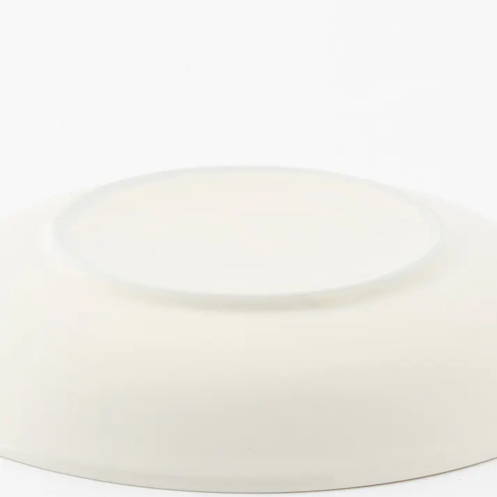 軽スタ 軽量磁器食器 プレート22cm クリーム