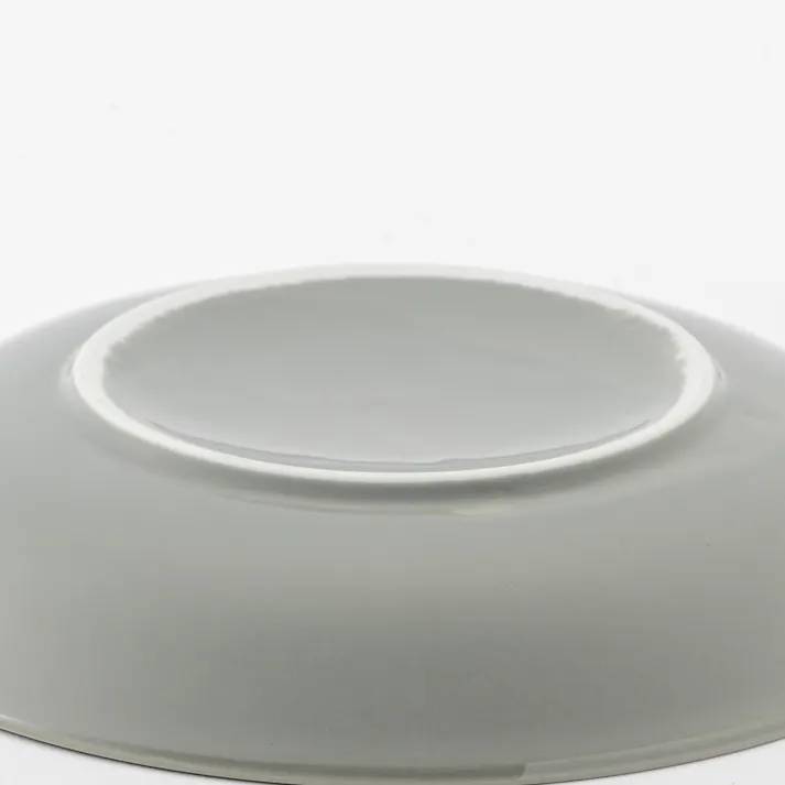 軽スタ 軽量磁器食器 プレート クールグレー 22cm