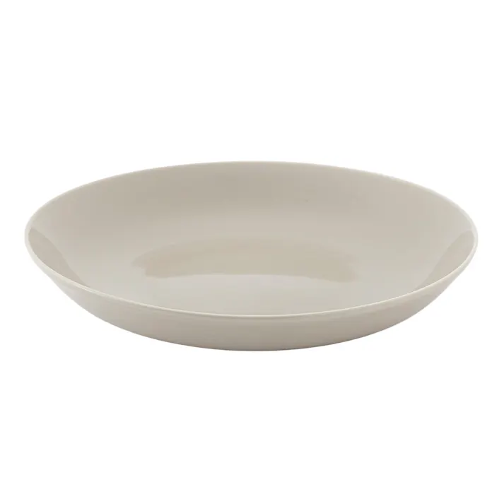 軽スタ 軽量磁器食器 プレート 22cm ウォームグレー