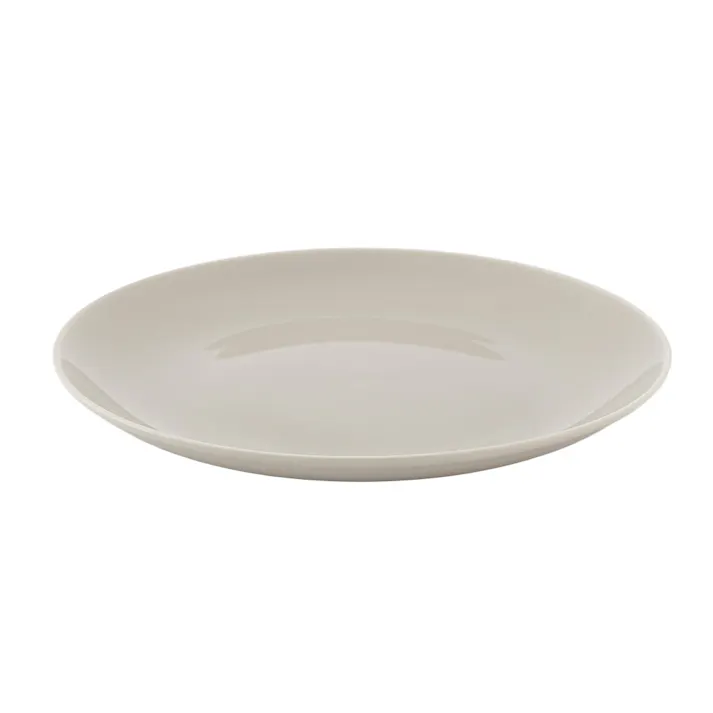 軽スタ 軽量磁器食器 プレート 24cm ウォームグレー