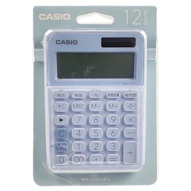 カシオ 電卓 MW-C20C-LB-N