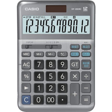 【CAINZ-DASH】カシオ計算機 軽減税率電卓（デスクタイプ） DF-200RC-N【別送品】