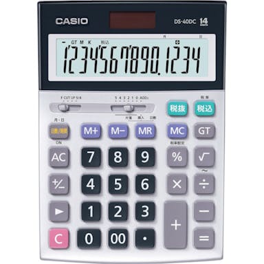 【CAINZ-DASH】カシオ計算機 本格実務電卓 DS-40DC【別送品】
