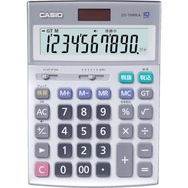 【CAINZ-DASH】カシオ計算機 本格実務電卓（検算タイプ・５年保証） DS-10WKA-N【別送品】