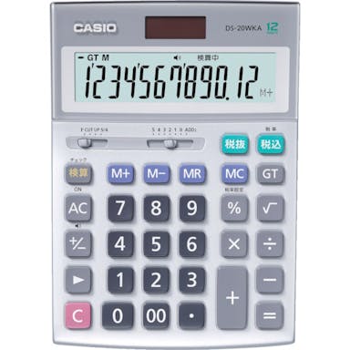 【CAINZ-DASH】カシオ計算機 本格実務電卓（検算タイプ・５年保証） DS-20WKA-N【別送品】