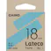 【CAINZ-DASH】カシオ計算機 ラテコ(Lateco)専用詰め替えテープ 18mm 水色テープに黒文字 XB18SB【別送品】