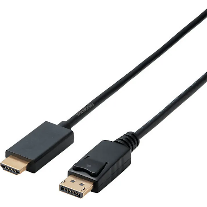 【CAINZ-DASH】エレコム DisplayPort用HDMI変換ケーブル CAC-DPHDMI20BK【別送品】