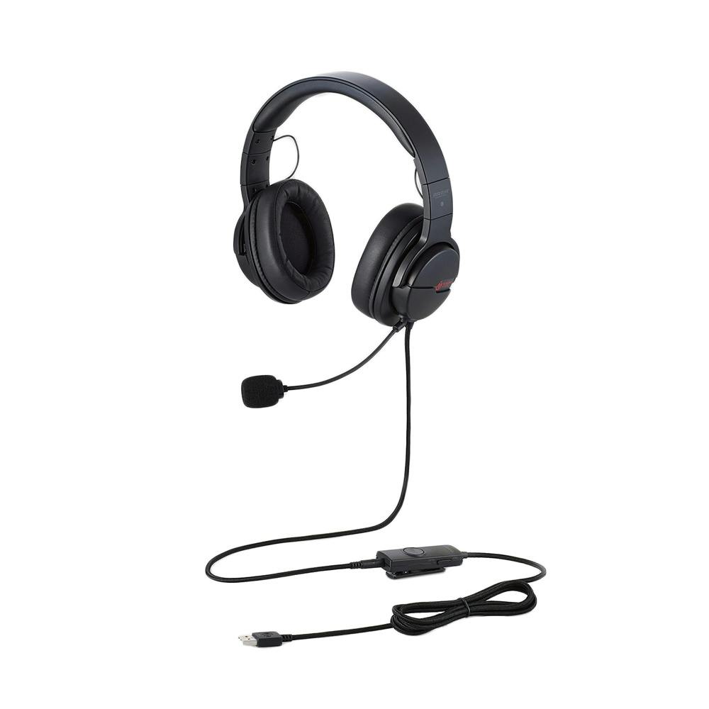 エレコム ヘッドセット HS-ARMA200VBK(販売終了)