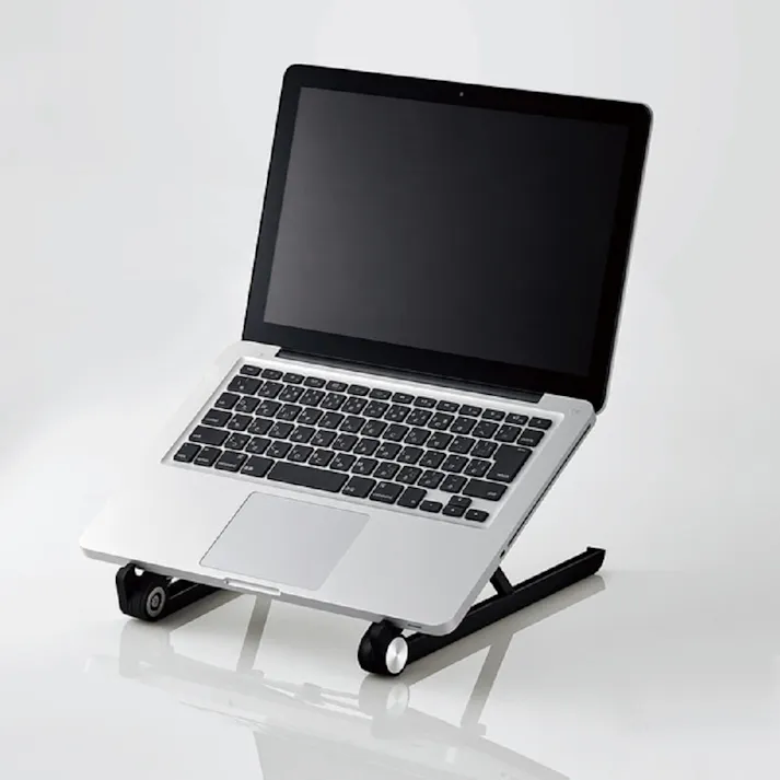 エレコム ポータブルノートPCスタンド (2段階) ブラック PCA-LTSC2BK(販売終了)