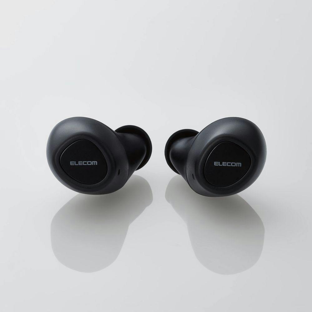 エレコム 完全ワイヤレスBluetoothヘッドホン ブラック LBT-TWS10BK