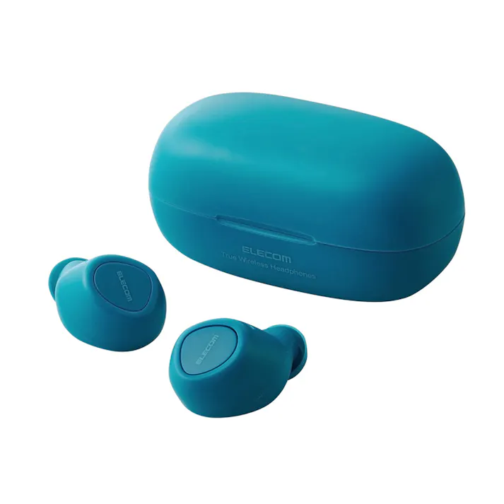 エレコム 完全ワイヤレスBluetoothヘッドホン ブルー LBT-TWS10BU