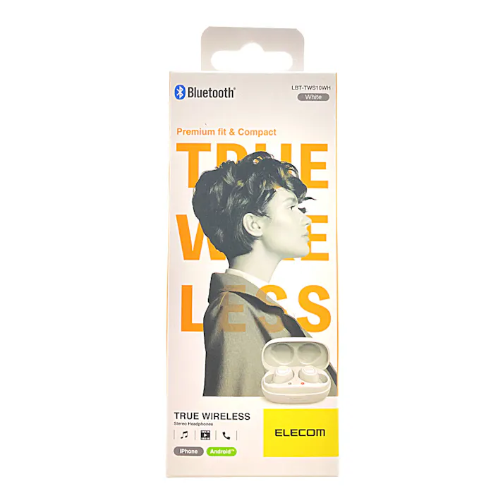 エレコム 完全ワイヤレスBluetoothヘッドホン ホワイト LBT-TWS10WH