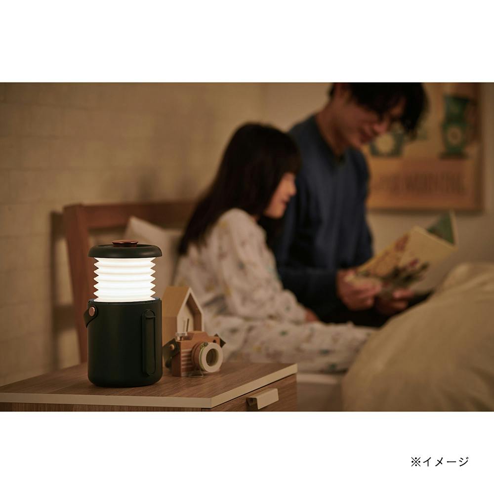 エレコム 蛇腹LEDランタン付きポータブルバッテリー(54600mAh/85W) DE