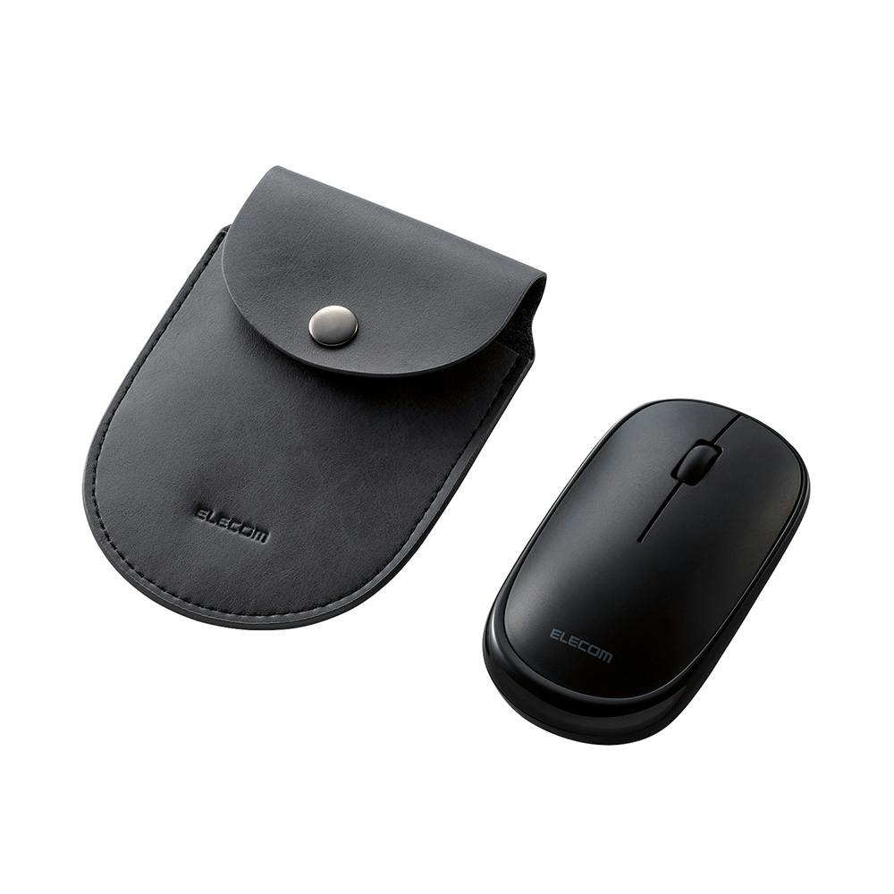 エレコム 巻取り式 有線マウス Slint 3ボタン ブラック M-TM10UBBK OA機器・マウス・テンキー