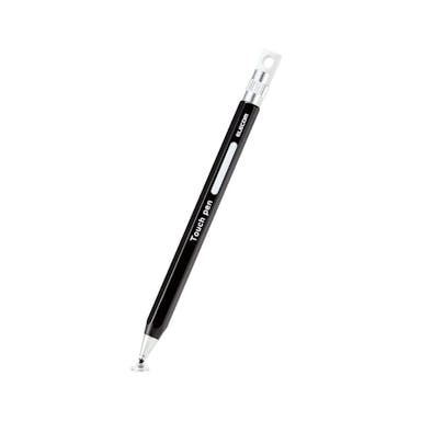 エレコム 六角鉛筆型タッチペン ディスクタイプ ブラック P-TPENDEBK(販売終了)