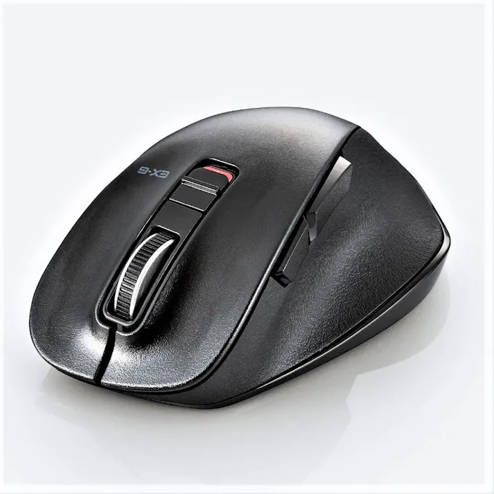 エレコム BT5.0 EX-Gシリーズ 5ボタン静音マウス Mサイズ M-XGM15BBSXBK