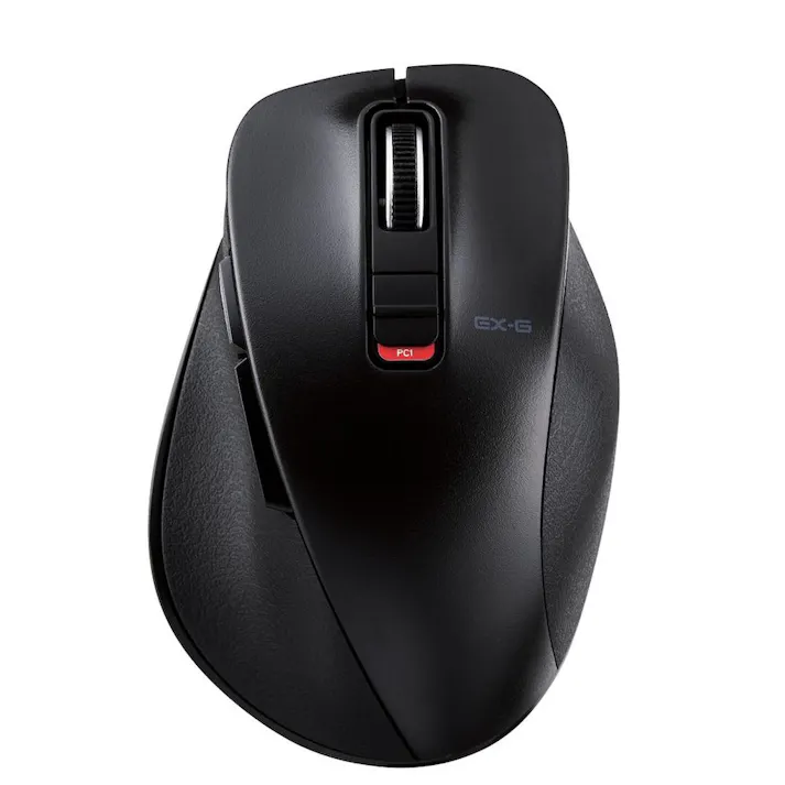 エレコム BT5.0 EX-Gシリーズ 5ボタン静音マウス Mサイズ M-XGM15BBSXBK
