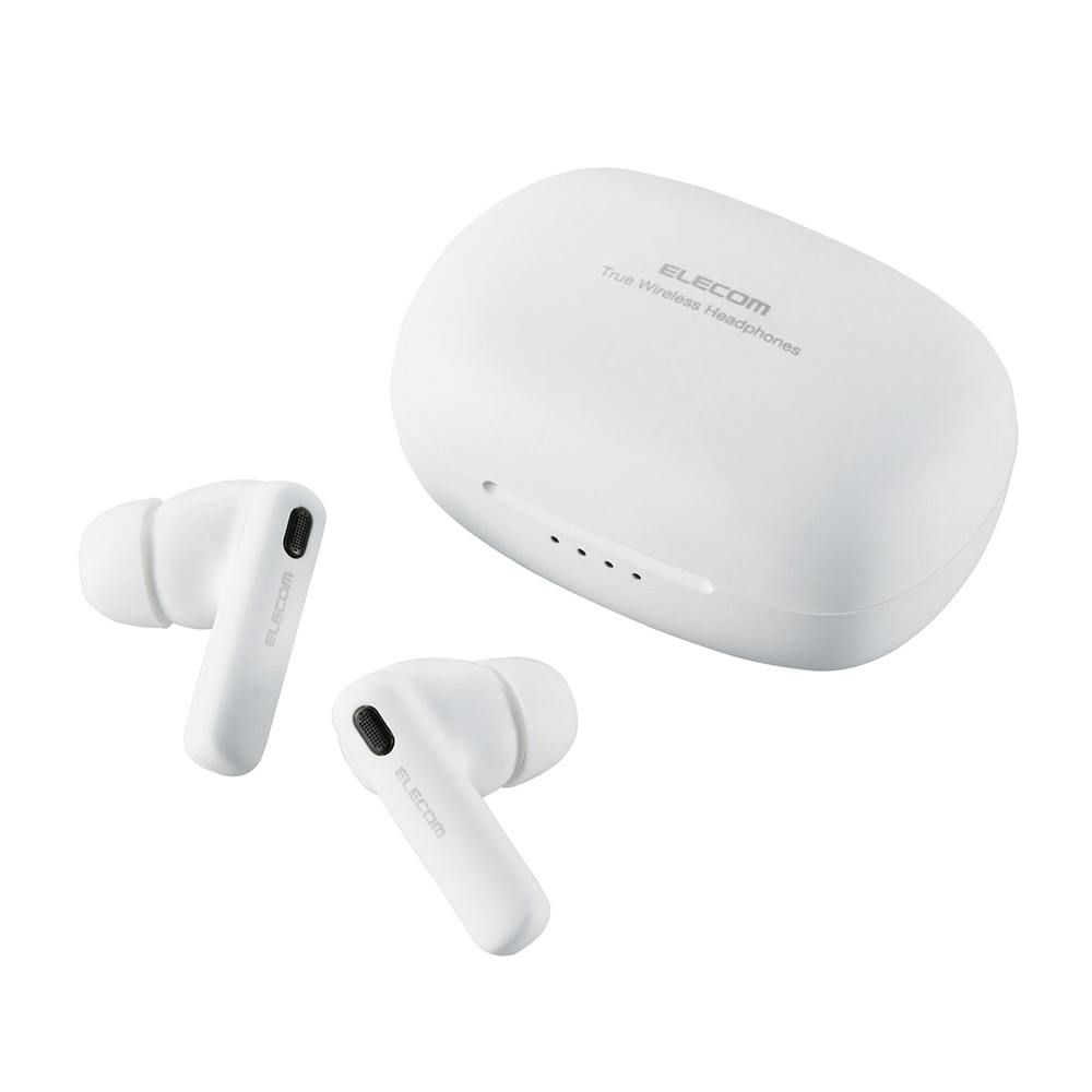 エレコム 完全ワイヤレスBluetoothヘッドホン ホワイト LBT-TWS13WH