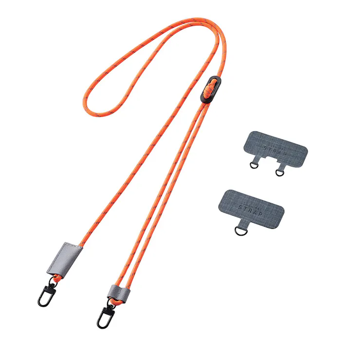 エレコム ショルダーストラップ/カジュアルタイプ オレンジ P-STSDH2RDR