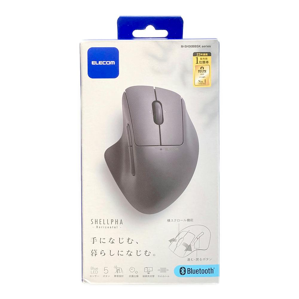 まとめ得 エレコム Bluetooth5.0抗菌静音マウス SHELLPHA チルト機能付き5ボタン M-SH30BBSKBK x [2個] /l 抗菌 Bluetooth5.0 静音IRマウス Mサイズ | エレコムダイレクト