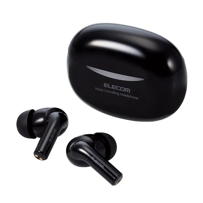 エレコム 完全ワイヤレスBluetoothヘッドホン ブラック LBT-TWS15BK