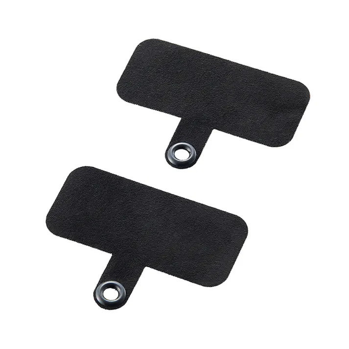 エレコム ストラップホールシート/1口タイプ/ブラック P-STHD1BK(販売終了)