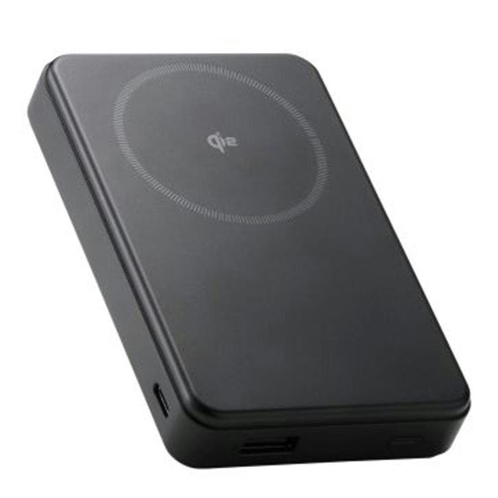 Qi2 ワイヤレスモバイルバッテリー (10000mAh/20W) ブラック DE-C67-10000BK