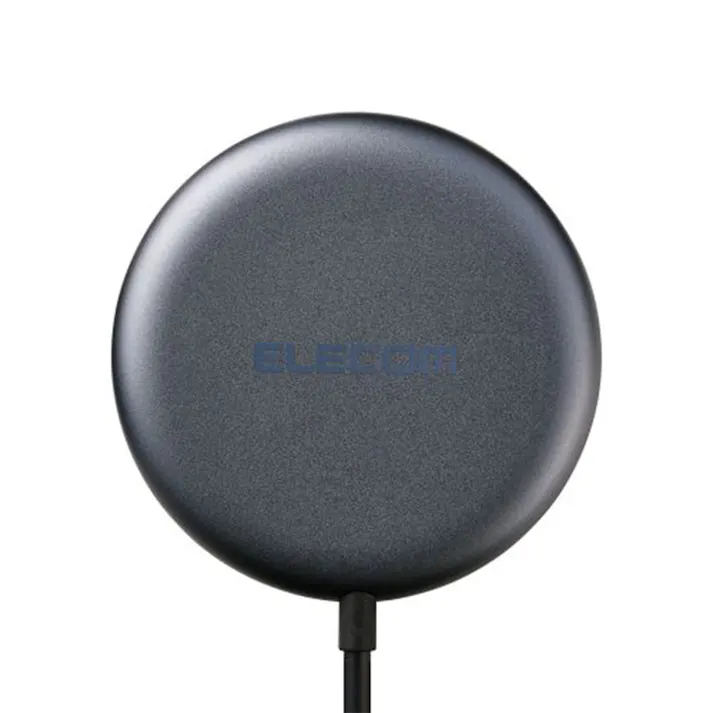 エレコム マグネットQi2 25W規格対応 ワイヤレス充電器(25W・卓上) ブラック W-MA11BK