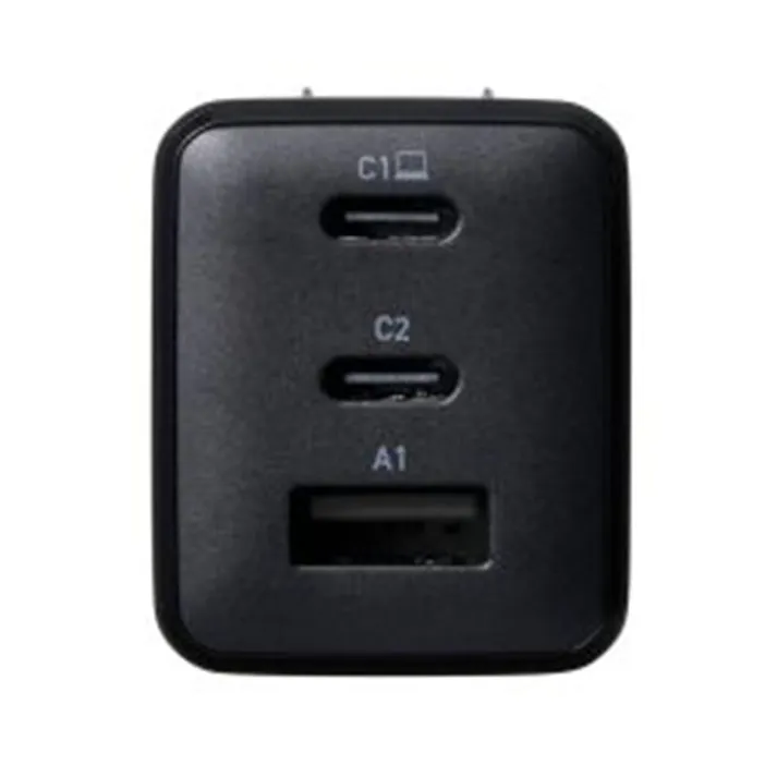 エレコム USB Power Delivery 67W AC充電器(C×2+A×1) ブラック SE-AC10367BK